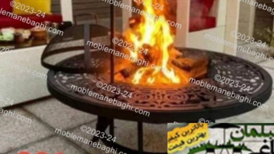 اتشدان گازی وزغالی