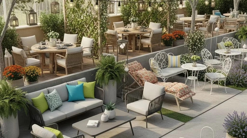 Sale of all kinds of balcony and garden terrace furniture in Karaj Sale of all kinds of balcony and garden terrace furniture in Karaj